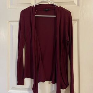 Women's Burgundy Cardigan